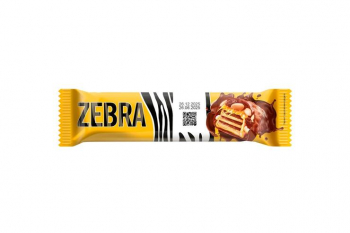 Вафли «Zебра», глазированные, 40 г (упаковка 15 шт)