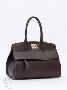 Сумка женская кожаная 1049M coffee Polina&Eiterou