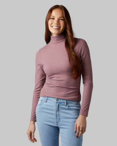 WOMEN'S SOFT RIB TURTLENECK