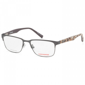 Converse  for Kids Unisex Grey Rectangular Eyeglasses