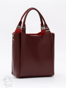 Сумка женская кожаная 1013M wine red Polina&Eiterou