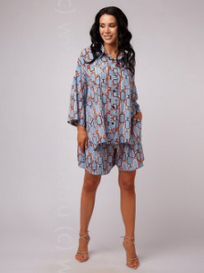 Комплект №220035 Chantemely Дроп рубашка шорты