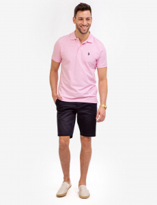 PIQUE SMALL LOGO POLO SHIRT