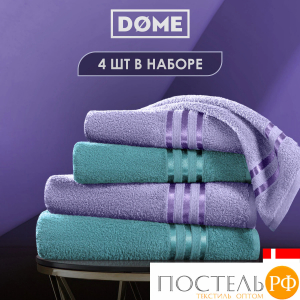 ГАРМОНИКА мор. волна/сирен К-т Полотенец 50х80-2/70х130-2, 4 пр., 100% хл, 440 гр/м2