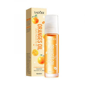 Увлажняющее масло-роллер для губ с апельсином SADOER Oranges oil Hydra Nourish Lip Oil, 8мл