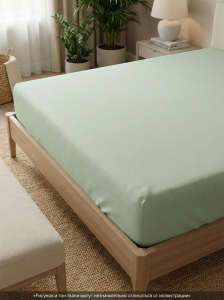 Простыня на резинке Пастель сатин