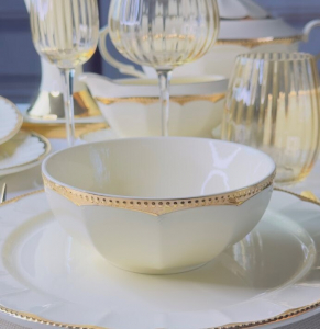 205-941 Набор из 6 салатников 15х6,5см ИМПЕРИАЛ ЗОЛОТО в под.уп.(х6)Фарфор