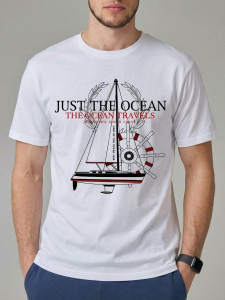 Футболка мужская арт. 02285/Sailboat