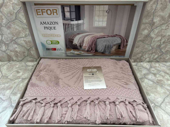 Покрывало EFOR AMAZON махровое (200*220) лиловый LILA
