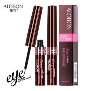 Жидкая подводка для глаз с ультратонкой кисточкой ALOBON Keep Makeup, 6 мл. (AEL29)