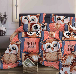 Простыня Совиный домик бязь