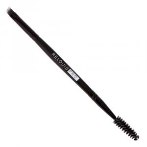 Кисть косметическая двусторонняя для бровей RELOUIS PRO Brow&Eyeliner Relouis/1 М