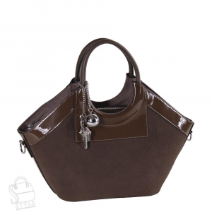 Сумка женская  5505-80FRAA coffee Farfalla Rosso