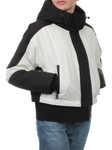 H24-381 BLACK WHITE Куртка зимняя женская (80% пух / 20% перо) L - 46 российский