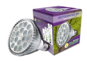 Фитолампа ФОТОСИНТЕЗ-54 для подсвечивания растений, 18W/E27