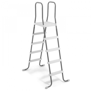 Лестница для бассейнов до 132 см, 4 ступеньки, с площадкой, 28067 INTEX