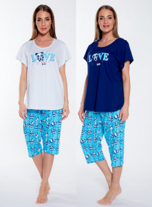 VS 008010 5693 /футболка и капри жен/