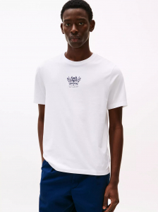 Embroidered Crest Logo T-Shirt