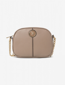 ENAMEL CHAIN CROSSBODY BAG