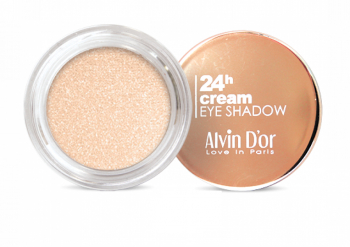Тени для век 24h Cream EyeShadow Alvin D`or тон 07 Сливочная помадка ровный и насыщенный цвет
