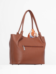 Женская кожаная сумка Richet 2990LN 818 Рыжий