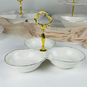 109-274 Менажница 23,5см ORCHIDEA в под.уп.(х12)Фарфор