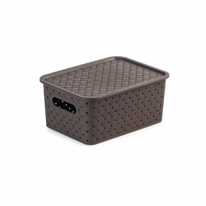 Корзинка БЕРЕСТА венге 3л с крышкой