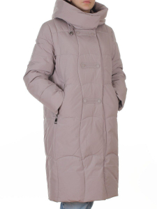 6625 BEIGE Пальто зимнее женское (200 гр. холлофайбер)