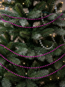 Бусы на ёлку «Шарики с гранями», 2.7 метров, d=6 мм, МИКС