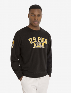 U.S. POLO ASSN. FRENCH TERRY APPLIQUE PULLOVER