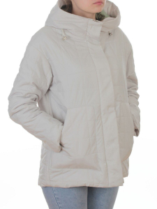 9607 MILK Куртка стеганная демисезонная женская (100 гр. холлофайбер)