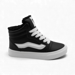 Кроссовки на меху 6686-5 черные