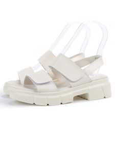 08-PEXL167-2 LT. BEIGE Босоножки женские (натуральная кожа)