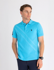 JERSEY DOUBLE SASH POLO SHIRT
