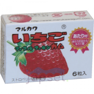 Marukawa Резинка жевательная, Клубника, 6 шариков, 8,1 гр