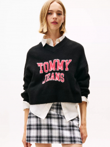 Tommy Jeans Intarsia Logo Sweater