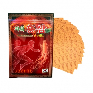 Korean Gold Insam. Косметический пластырь с экстрактом женьшеня Power Ginseng Health Pad
