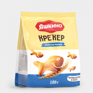 «Яшкино», крекер «Золотая рыбка», 180 г