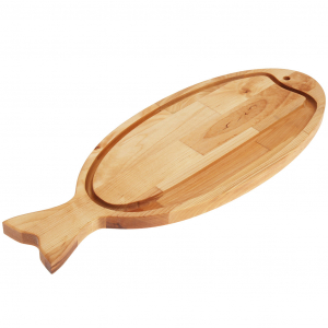 Доска разделочная деревянная 49х19х1,8см, береза (Россия)