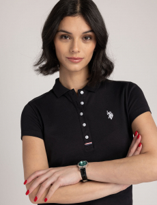 SLIM FIT INTERLOCK POLO SHIRT