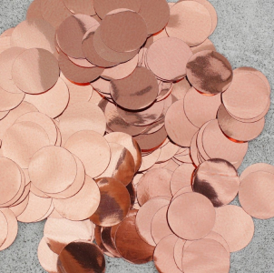 В01502-9 Конфетти круг фольг.роз.зт