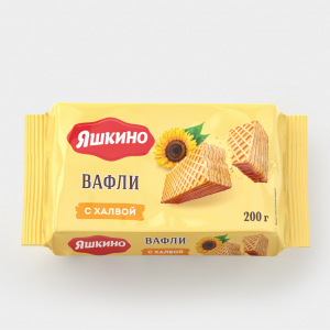 «Яшкино», вафли «С халвой», 200 г