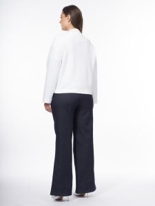 Легкий бомбер из хлопкового трикотажа