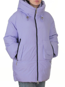 8362 LILAC Куртка зимняя женская оверсайз (200 гр. холлофайбер)