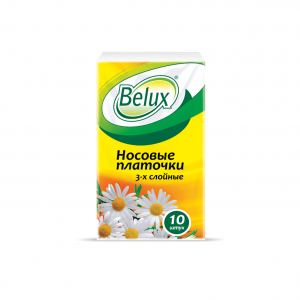Платочки носовые 3 слойные     BELUX