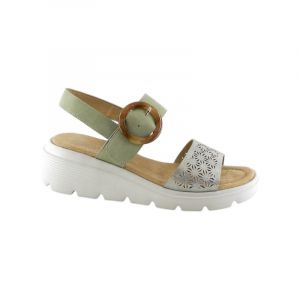 Amarpies Sandalia Casual Confort Con Velcro