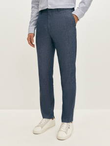 Брюки со льном