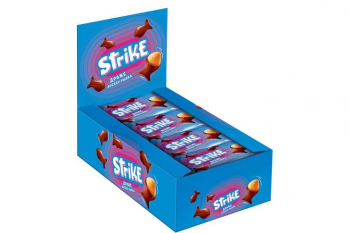 «Strike», драже крекер «рыбка» в молочной глазури, 40 г (упаковка 16 шт)