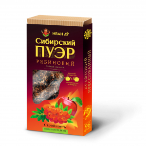 “Сибирский пуэр” рябиновый, плиточный, 96г