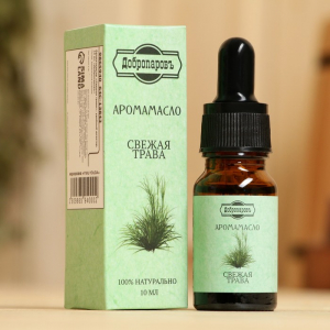 Эфирное масло «Свежая трава», удобный дозатор, 10 мл «Добропаровъ»